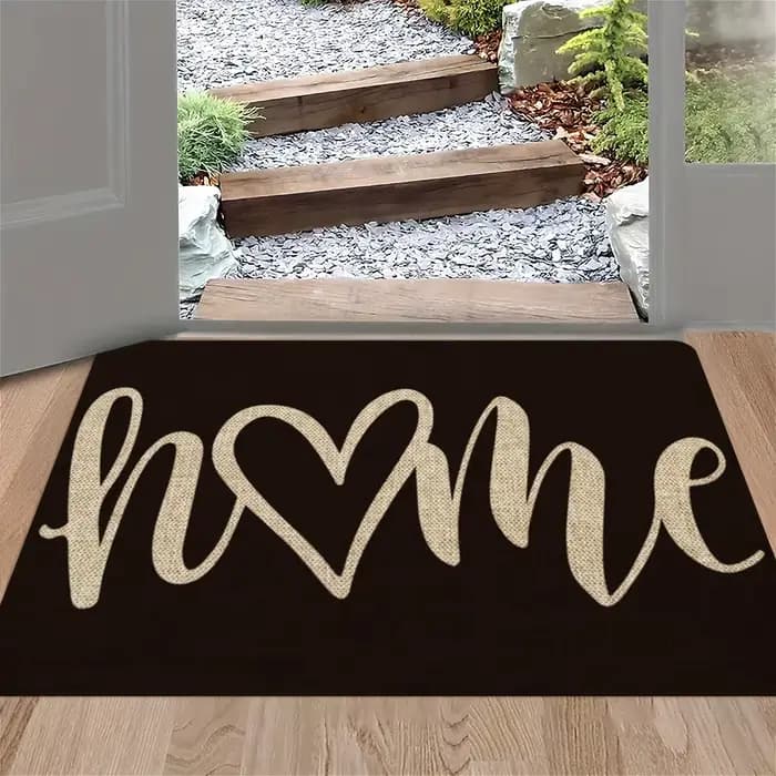 [Paillasson lavable] Paillasson de bienvenue lavable en machine avec motif de design pour la maison, convient pour la salle de bain, le salon, la chambre à coucher, la cuisine