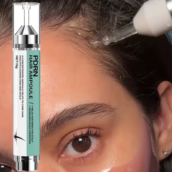 Ampoule capillaire à la kératine et à la biotine, hydrate et répare en profondeur les cheveux, augmente l'hydratation du cuir chevelu pour un aspect sain.