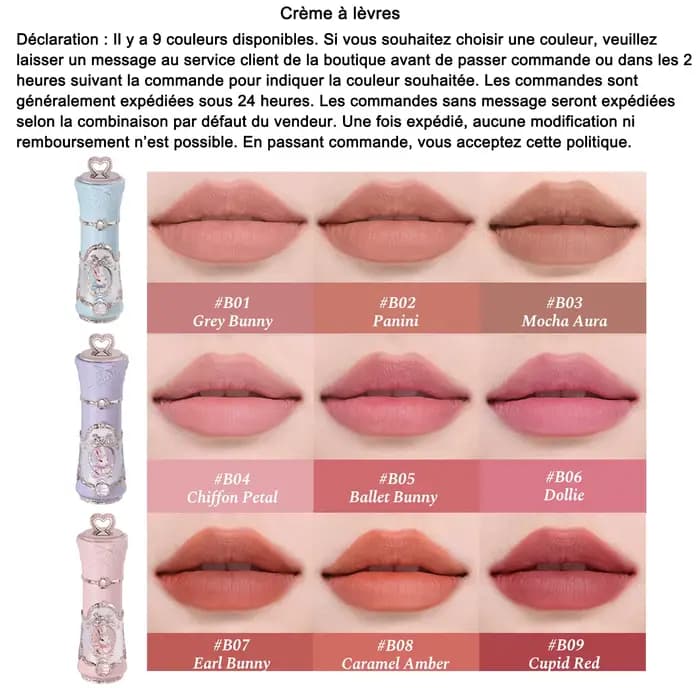 Coffret Flower Knows Strawberry Cupid Pink Pop Rouge à Lèvres Velours Mat Poudre Compacte Blush Liquide Maquillage Léger