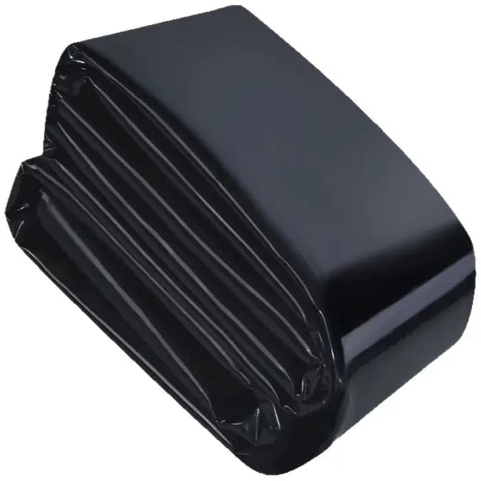 Bâche noire épaissie pour bassin à poissons, membrane imperméable pour bassins extérieurs, revêtement durable et flexible pour bassins aquatiques et bassins à carpes koï