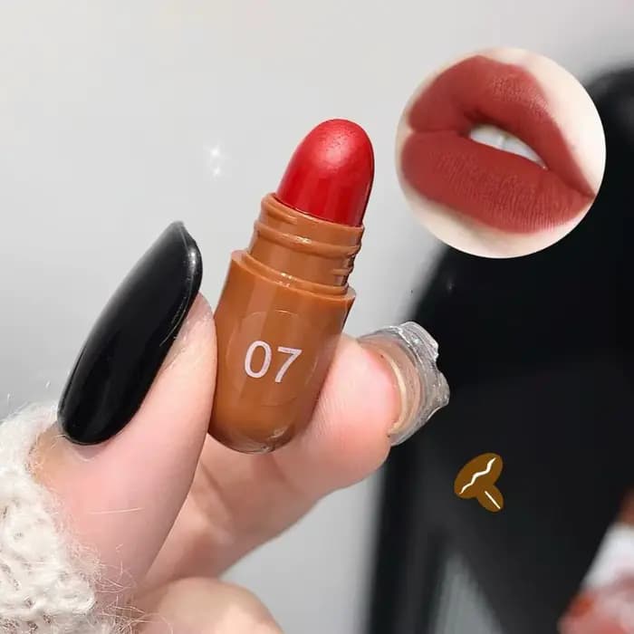 10 couleurs Coco Capsule rouge à lèvres ensemble velours mat imperméable à l'eau glaçure