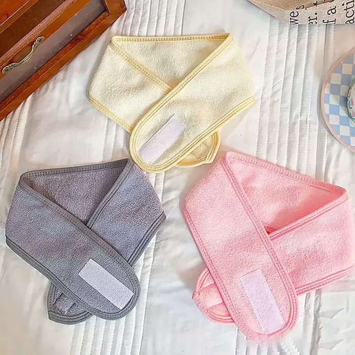 Bandeaux larges réglables pour femmes, bandeau de maquillage, lavage du visage, cosmétique, sauna, accessoires de maquillage pour dames