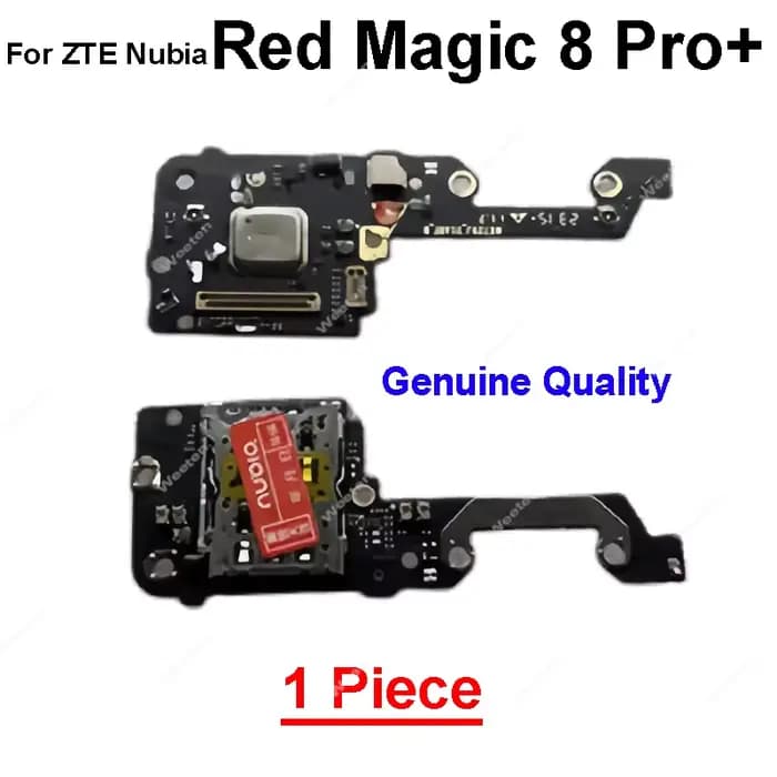 Pour ZTE Red Magic 10 9 9S 8 8S Pro Plus NX729J NX769J NX789J : Plateau de carte SIM et microphone – Composant fiable pour réparation de téléphone