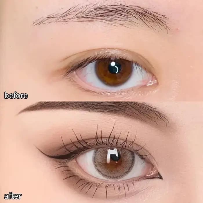 Eyeliner liquide imperméable à séchage rapide/ultra-fin mat noir marron/eyeliner ver à soie longue durée/maquillage des yeux/cadeaux