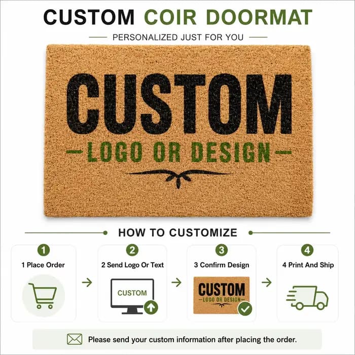 Paillasson en fibre de coco, Paillasson 'Do You Want the House Tour', Paillasson de bienvenue au design Yext, Tapis d'entrée style ferme, Décoration humoristique pour porte d'entrée