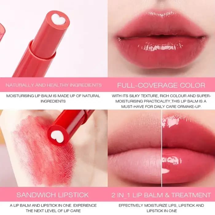Baume à lèvres hydratant coloré Love Lipstick