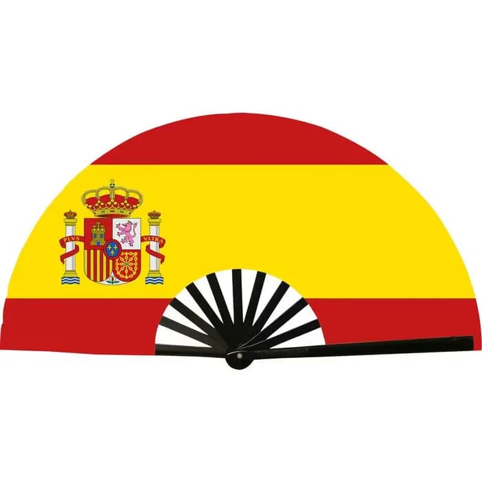 Éventail pliant de 13,77 pouces avec drapeaux des pays d'Amérique du Sud, Argentine, Portugal, Brésil, Chili, Pérou, Uruguay, éventail à main avec drapeau national pour la Coupe du Monde