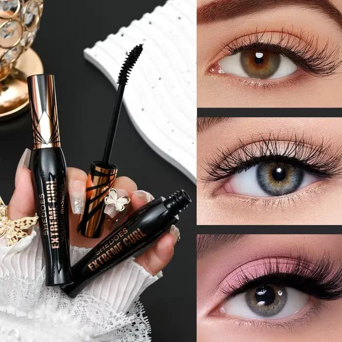 Mascara épaississant et bouclant, léger, waterproof, anti-bavures et durable