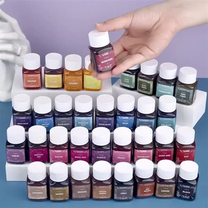 Colorant en poudre 30/50ml pour tissus, teinture textile, teinture pour vêtements, teinture tie-dye, coton, nylon, pigment multifonctionnel, rénovation de vêtements usés