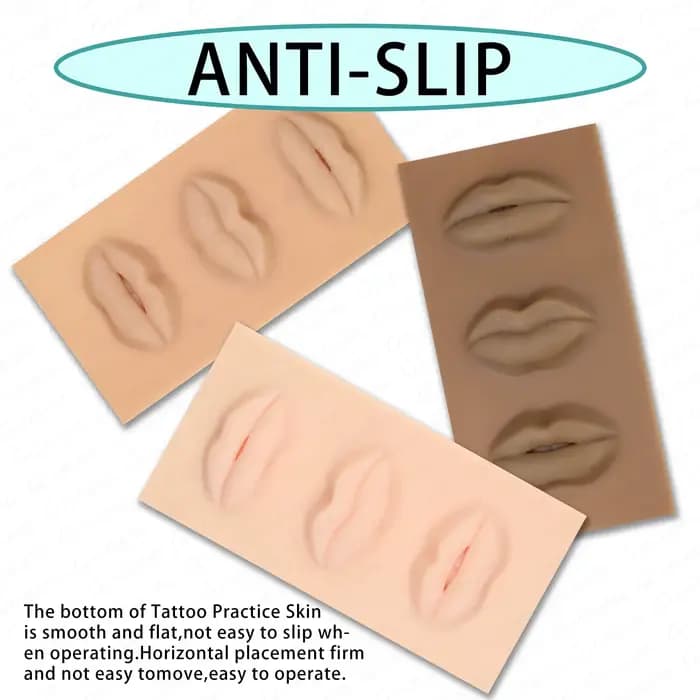 3 formes différentes de lèvres en Silicone pour pratique 5D