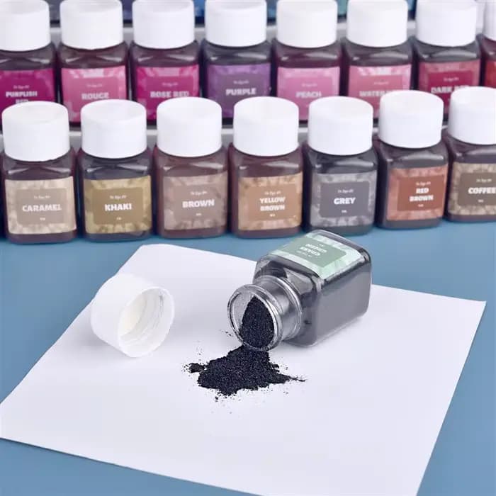 Poudre de Teinture pour Tissu, Pigment Multifonctionnel pour la Rénovation de Vêtements Anciens, Teinture textile, Coton et Nylon, 30ml