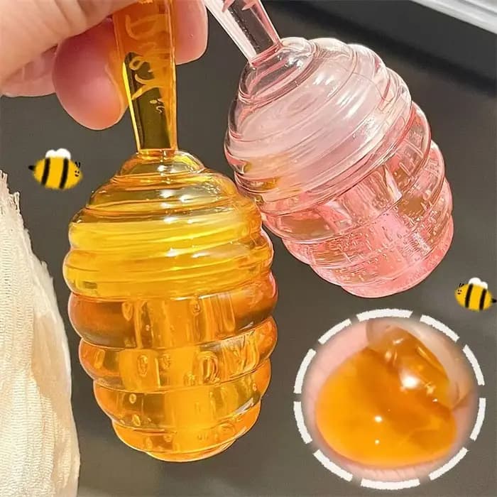 Belle Pot de miel huile pour les lèvres fruits frais baume