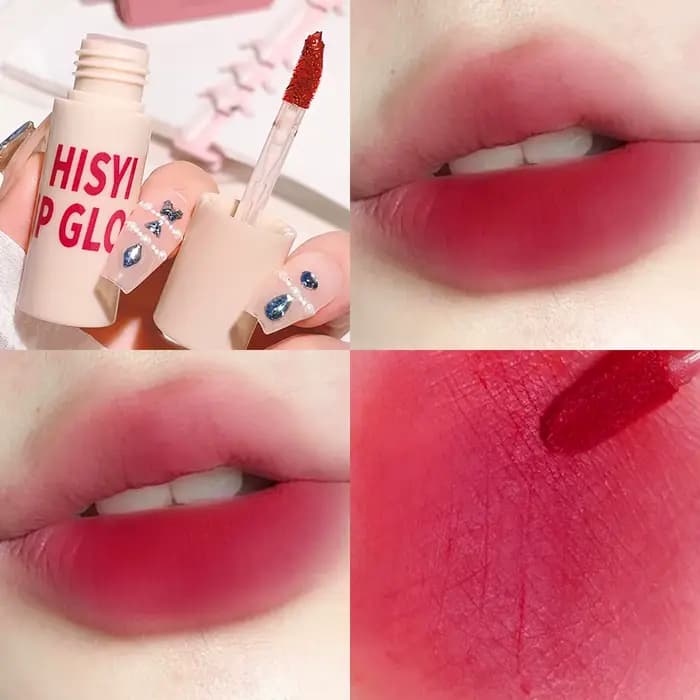 Vernis à lèvres velours mat 6 couleurs