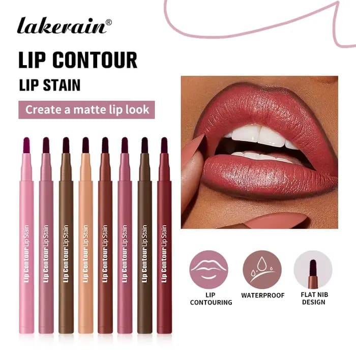 Stylo antiadhésif 2 en 1 pour Contour des lèvres