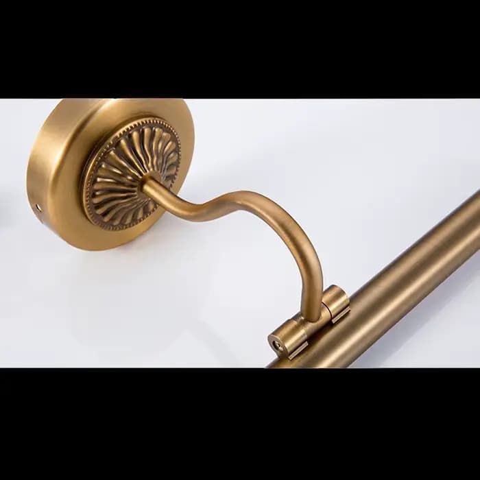 Lampe Led en Bronze rouge pour salle de bains, 8W, 455MM, Europe, or, miroir, chambre à coucher, Dressing, image américaine, éclairage mural
