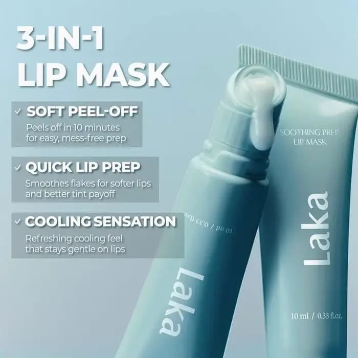 Masque Lèvres Préparatoire Apaisant Laka 10ml Original 3-en-1