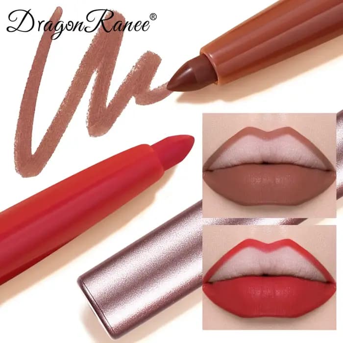 Crayon à lèvres mat mauve longue tenue