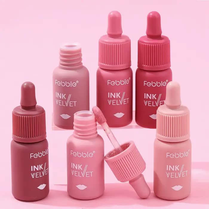 Febble 12 Document Ink Jules Gloss 256 Nude Velvet Liquid Lipstick