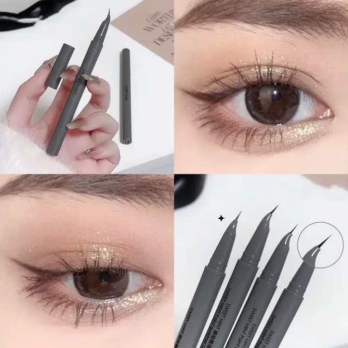 Eyeliner liquide à pointe fine courbée