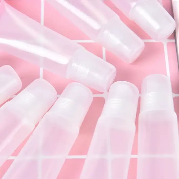 10 pièces 5/10/15ml cosmétique Tube souple rouge à lèvres brillant