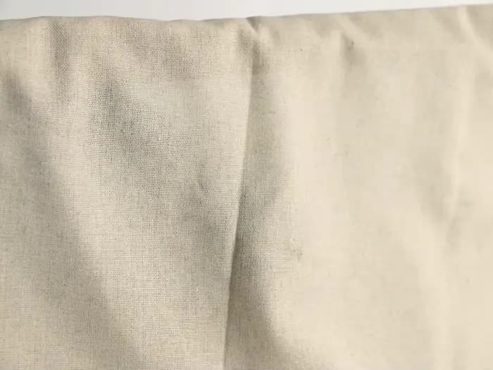 Tissu en coton et lin naturel 50 cm x 140 cm pour la couture, la broderie et les projets de peinture DIY