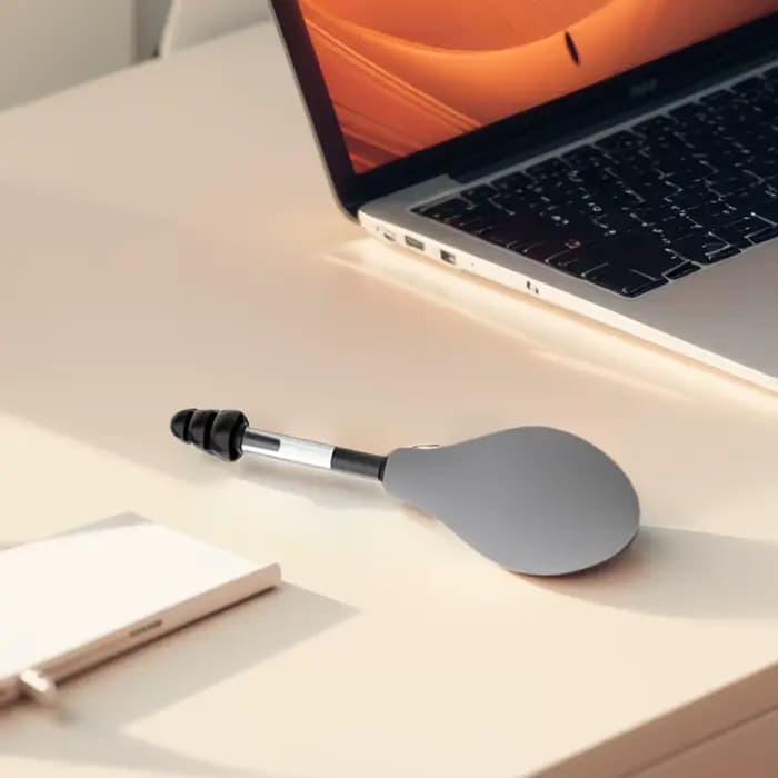 Dispositif d'aspiration pour soulager les oreilles, réduit la tension pour soulager les maux de tête (gris)