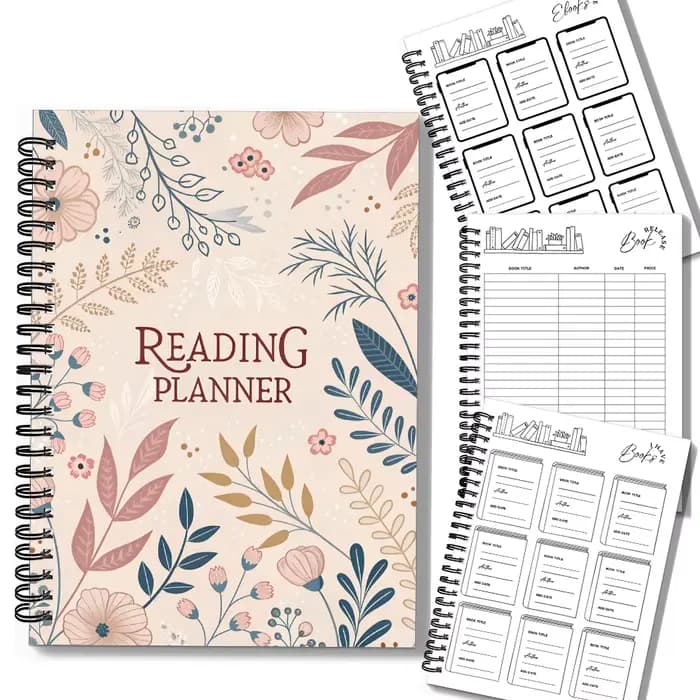 1PC Journal de lecture - Journal de lecture pour les amateurs de livres et les lecteurs, pour surveiller et suivre vos progrès de lecture, journal de lecture, cadeau