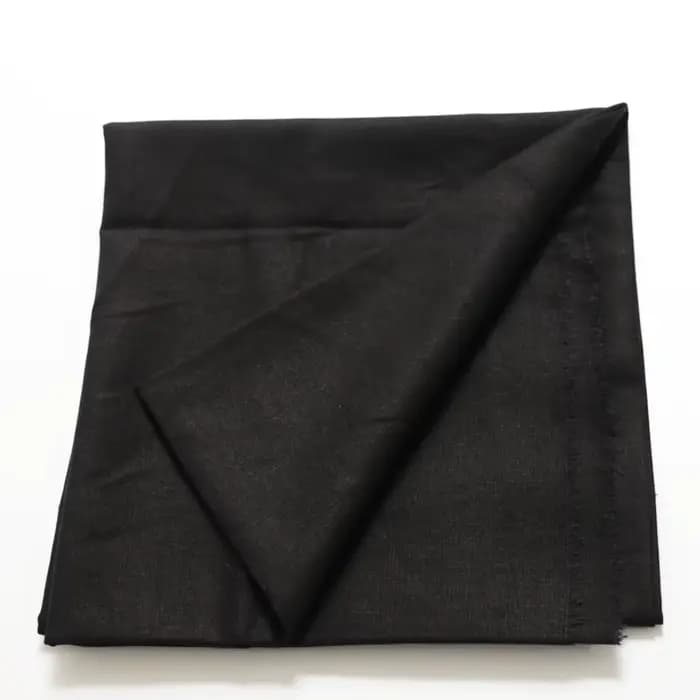 Tissu en lin naturel 100*140cm pour vêtements, textiles en coton et lin, tissu noir doux, Tecido