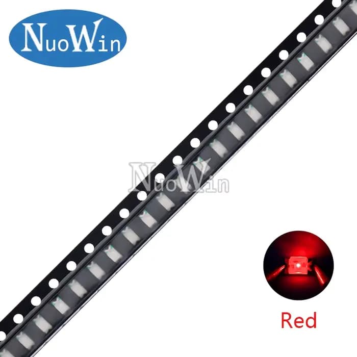 Diode électroluminescente RVB, LED SMD 100, blanc, rouge, bleu, jaune, vert, orange, blanc chaud, rose, violet, 1206 pièces par lot