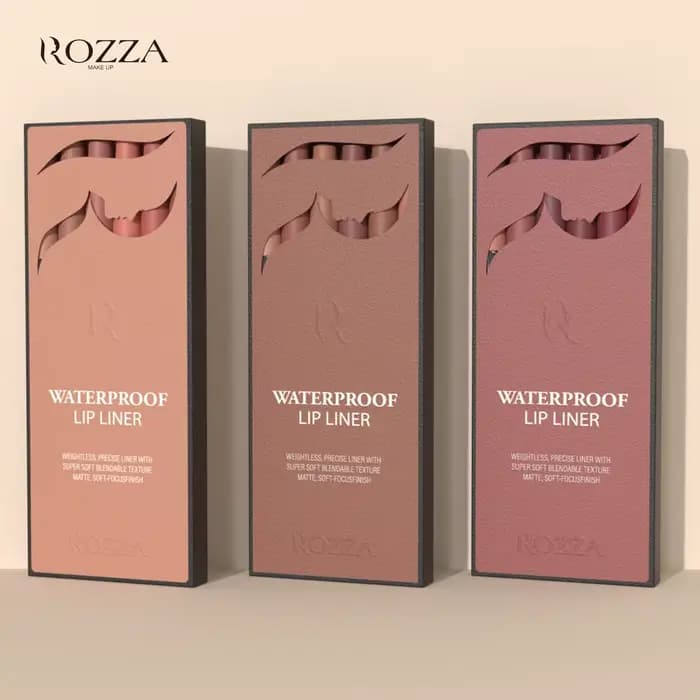 Rozza – ensemble de crayons à lèvres imperméables