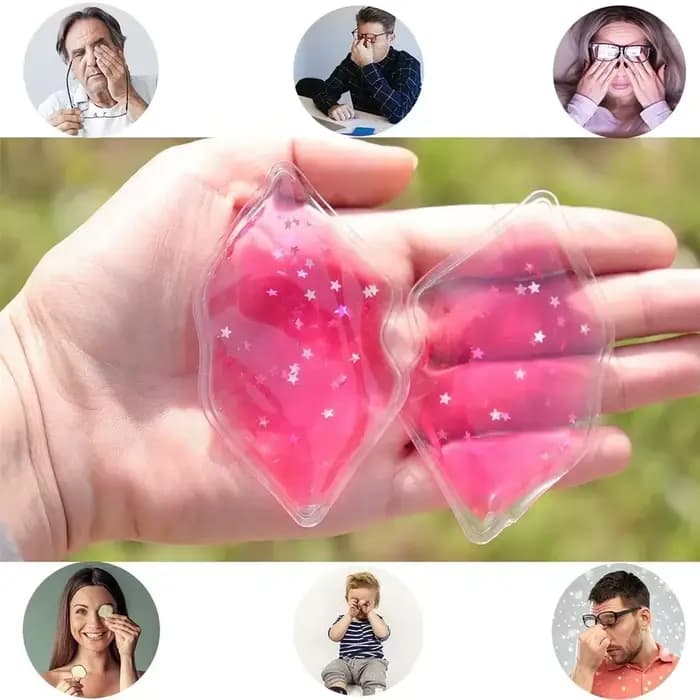 Packs de glace à lèvres réutilisables pour soulager le gonflement – Compresse froide