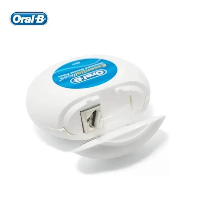 Fil dentaire non ciré Oral B Essential, 2 boîtes de 50 m chacune, nettoyage interdentaire, soin des gencives, fil dentaire pour le nettoyage buccal