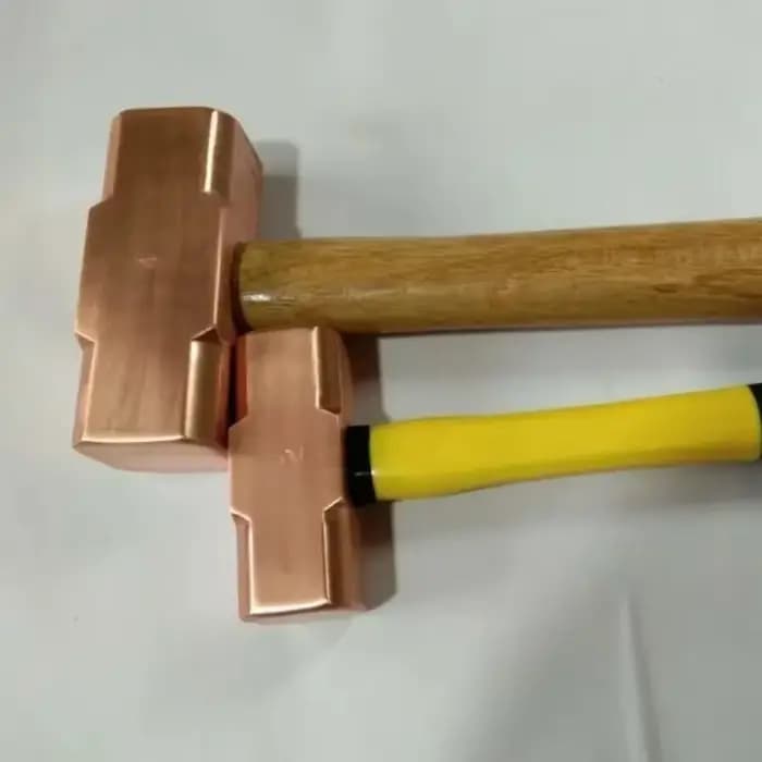 Outils de Construction multifonctions en cuivre rouge, grand marteau en cuivre, outils et accessoires de menuiserie, outils de travail de géologie