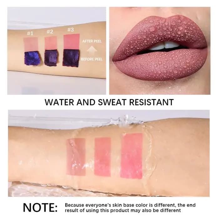 Peel Off – coloration des lèvres rose longue