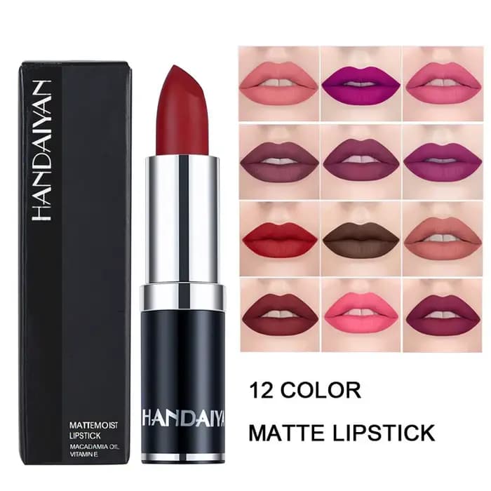 HANDAIYAN 12 couleurs velours mat rouge à lèvres Sexy