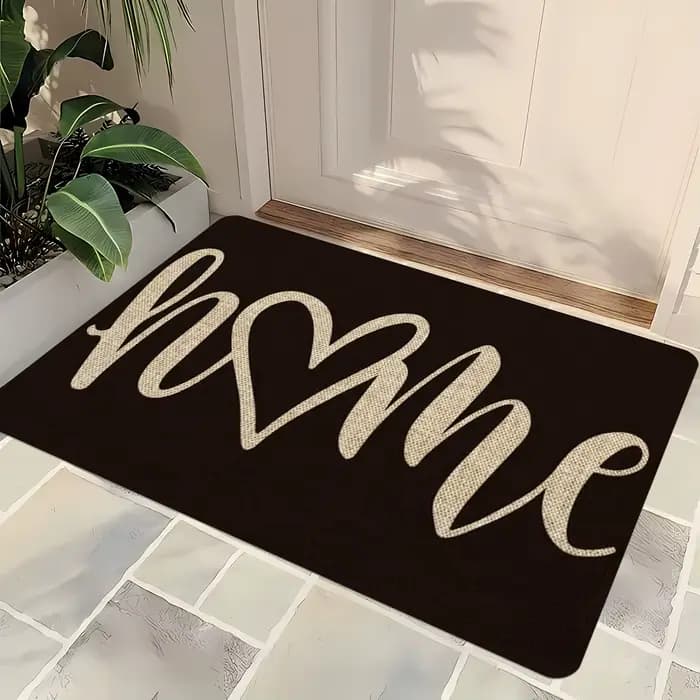 [Paillasson lavable] Paillasson de bienvenue lavable en machine avec motif de design pour la maison, convient pour la salle de bain, le salon, la chambre à coucher, la cuisine
