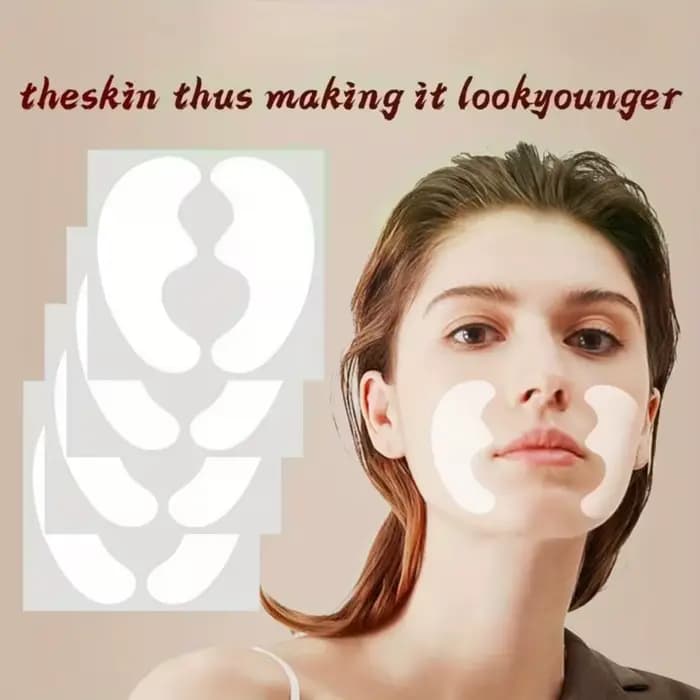 Patchs pour le visage réduisant les rides du front et les rides de déplaisir. Effet liftant, peau ferme. 15 paires