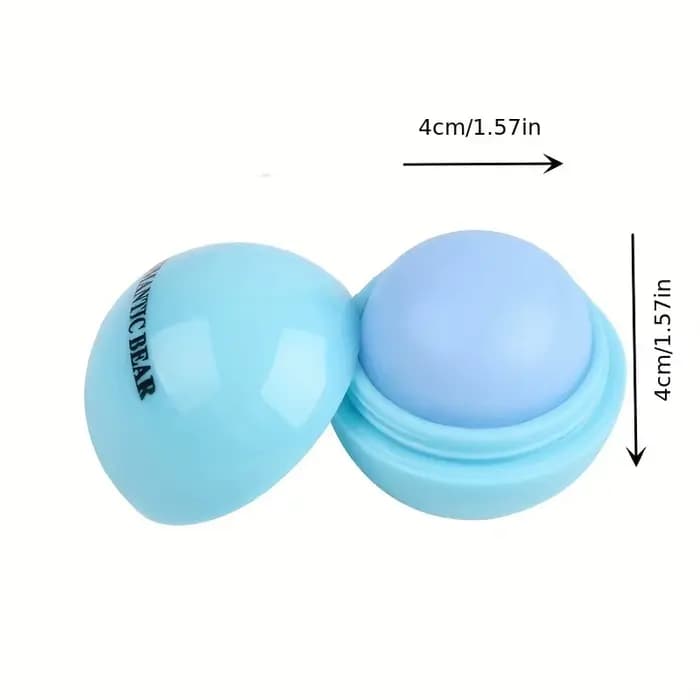 Baume à lèvres mignon en forme de boule – Plomb à lèvres hydratant