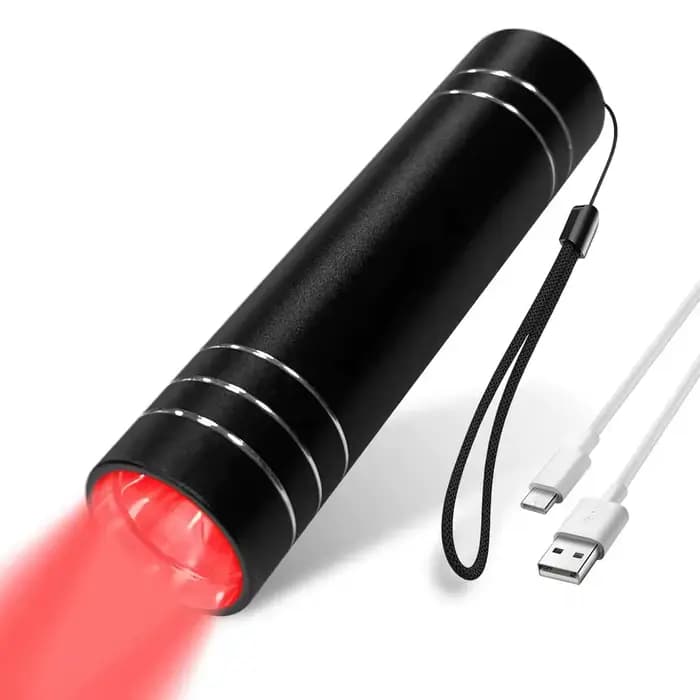 Lampe de thérapie à la lumière rouge 660nm lumière rouge et lampe infrarouge 850nm torche de thérapie avec minuterie Portable LED petite torche soulagement de la douleur corporelle