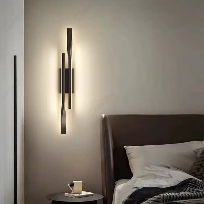 Lampe murale LED minimaliste moderne pour salon, couloir, chambre à coucher, éclairage décoratif de chevet