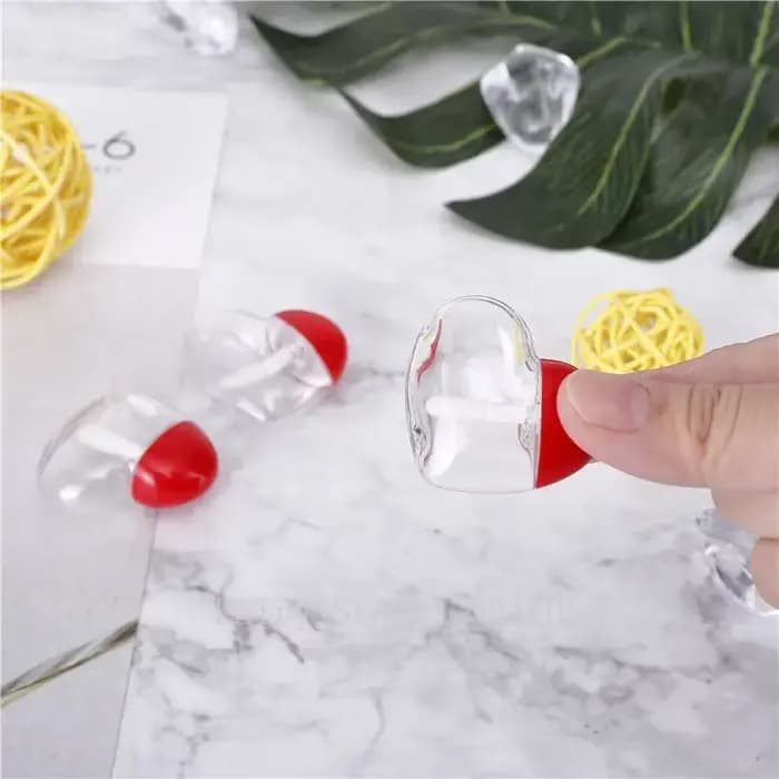 Récipient à brillant à lèvres en forme de cœur africain clair, tube en plastique pour baume Jules, portable GT, bricolage au quotidien, illable, 5ml, 30 pièces, 50 pièces, 100 pièces