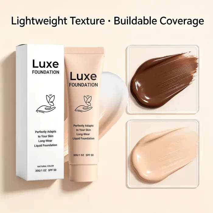 Fond de teint liquide changeant de couleur Luxe – Base de maquillage intelligente adaptative au