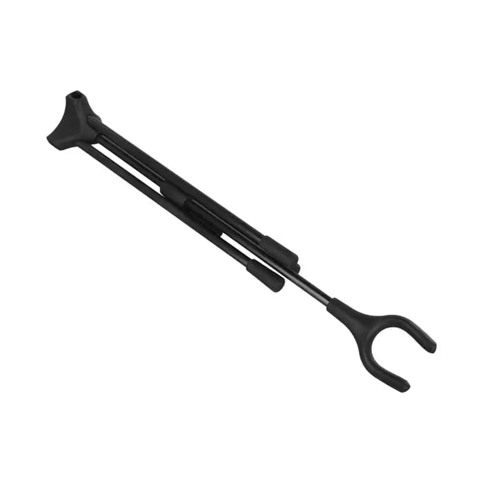 Support d'arc robuste pour arcs classiques et recurves, léger et portable avec base triangulaire pour une stabilité accrue