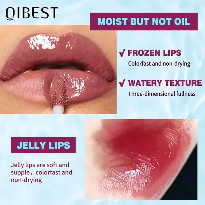 Gloss à lèvres cristallin QIBEST