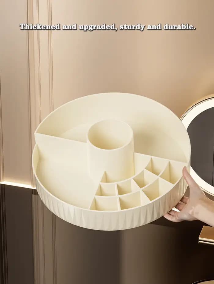 Boîte de rangement cosmétique rotative