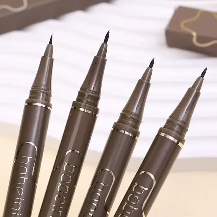 Eyeliner liquide imperméable à séchage rapide/ultra-fin mat noir marron/eyeliner ver à soie longue durée/maquillage des yeux/cadeaux