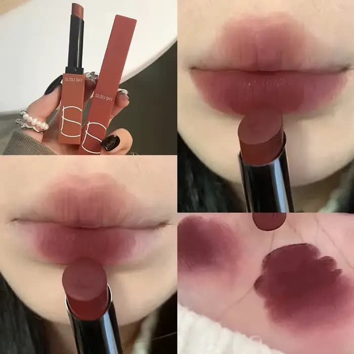 Cruc010Thin-Rouge à lèvres étanche et résistant à la transpiration