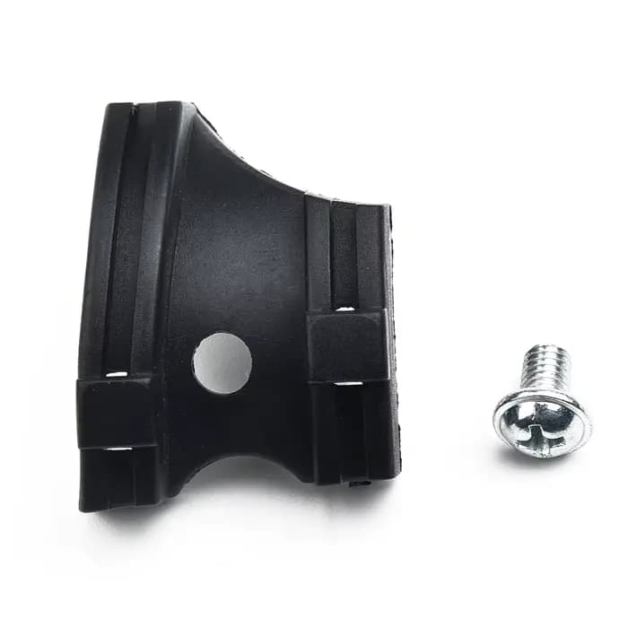 Guide de câble en plastique pour cadre de vélo de route avec vis noire, accessoires de cyclisme, 40mm x 30mm