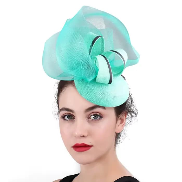 Nouveau blanc événement de mariage Fascinators Chapeau Chapeau mode chapeaux bandeaux dames fête thé HairTop chapeaux