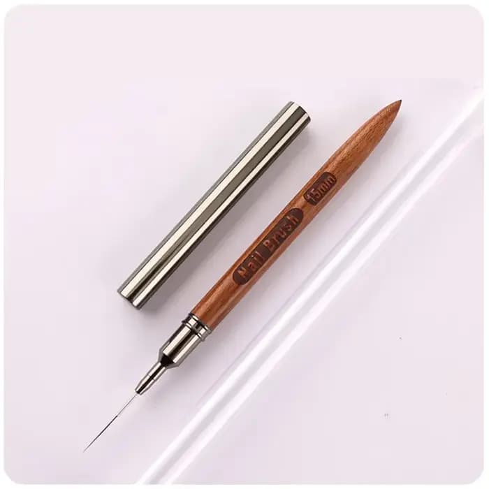 5 pièces/ensemble manche rond en bois Art Liner bricolage peinture pinceau dessin lignes rayure fleur peinture stylo ongles Liner brosse ensemble avec 5 taille